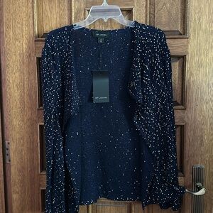 NWT St. John size medium open front cardigan
